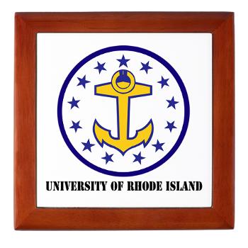 URI - M01 - 03 - SSI - ROTC - University of Rhode Island with Text - Keepsake Box - Click Image to Close