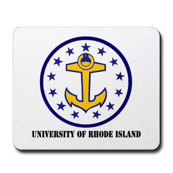 URI - M01 - 03 - SSI - ROTC - University of Rhode Island with Text - Mousepad - Click Image to Close