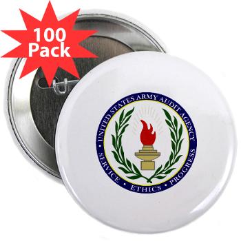 USAAA - M01 - 01 - USA Audit Agency - 2.25" Button (100 pack) - Click Image to Close