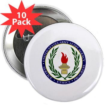 USAAA - M01 - 01 - USA Audit Agency - 2.25" Button (10 pack) - Click Image to Close