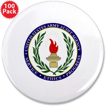 USAAA - M01 - 01 - USA Audit Agency - 3.5" Button (100 pack) - Click Image to Close