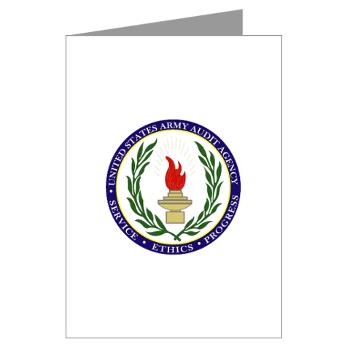 USAAA - M01 - 02 - USA Audit Agency - Greeting Cards (Pk of 10) - Click Image to Close