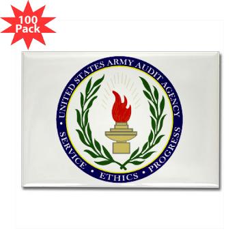 USAAA - M01 - 01 - USA Audit Agency - Rectangle Magnet (100 pack) - Click Image to Close