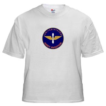 USAAC - A01 - 04 - U.S Army Aviation Center - White t-Shirt - Click Image to Close
