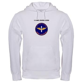 USAAC - A01 - 03 - U.S Army Aviation Center with Text - Hooded Sweatshirt