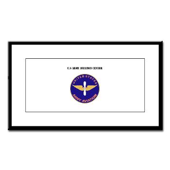 USAAC - M01 - 02 - U.S Army Aviation Center with Text - Small Framed Print