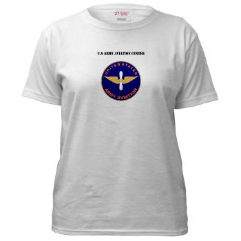 USAAC - A01 - 04 - U.S Army Aviation Center with Text - Women's T-Shirt