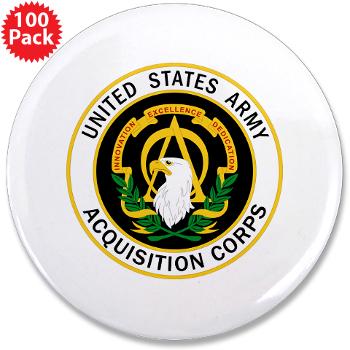 USAASC - M01 - 01 - U.S. Army Acquisition Support Center (USAASC) - 3.5" Button (100 pack)