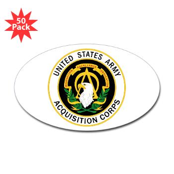 USAASC - M01 - 01 - U.S. Army Acquisition Support Center (USAASC) - Sticker (Oval 50 pk) - Click Image to Close