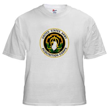 USAASC - A01 - 04 - U.S. Army Acquisition Support Center (USAASC) - White t-Shirt - Click Image to Close