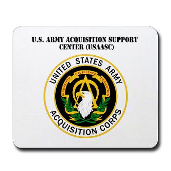 USAASC - M01 - 03 - U.S. Army Acquisition Support Center (USAASC) with Text - Mousepad