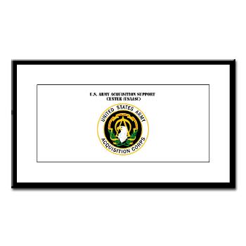 USAASC - M01 - 02 - U.S. Army Acquisition Support Center (USAASC) with Text - Small Framed Print