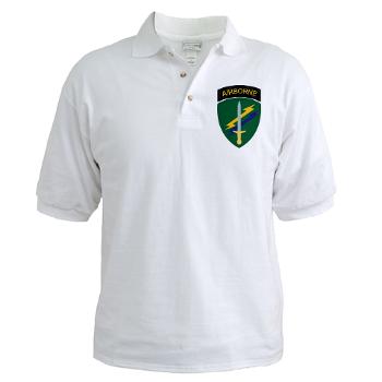 USACAPOC - A01 - 04 - SSI - US Army Civil Affairs and Psychological Ops Cmd Golf Shirt - Click Image to Close