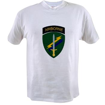 USACAPOC - A01 - 04 - SSI - US Army Civil Affairs and Psychological Ops Cmd Value T-Shirt