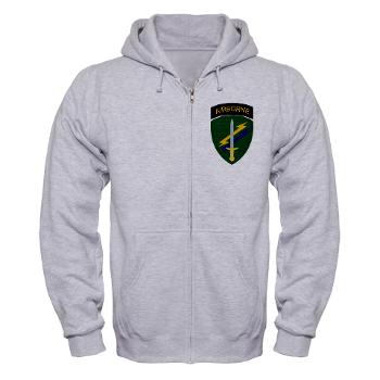 USACAPOC - A01 - 03 - SSI - US Army Civil Affairs and Psychological Ops Cmd Zip Hoodie