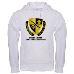 USACC - A01 - 03 - DUI - US Army Cadet Command with Text Hooded Sweatshirt