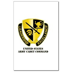 USACC - M01 - 02 - DUI - US Army Cadet Command with Text Mini Poster Print - Click Image to Close