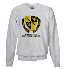 USACC - A01 - 03 - DUI - US Army Cadet Command with Text Sweatshirt