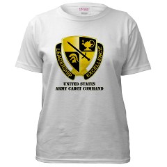USACC - A01 - 04 - DUI - US Army Cadet Command with Text Women's T-Shirt