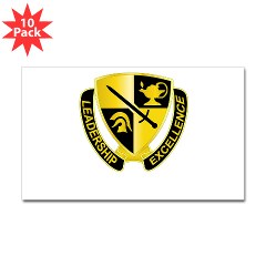 USACC - M01 - 01 - DUI - US Army Cadet Command Sticker (Rectangle 10 pk) - Click Image to Close