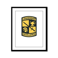 USACC - M01 - 02 - SSI - US Army Cadet Command Framed Panel Print