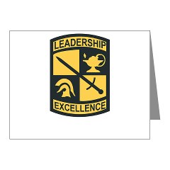 USACC - M01 - 02 - SSI - US Army Cadet Command Note Cards (Pk of 20) - Click Image to Close