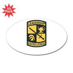 USACC - M01 - 01 - SSI - US Army Cadet Command Sticker (Oval 50 pk)