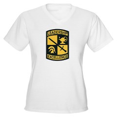 USACC - A01 - 04 - SSI - US Army Cadet Command Women's V-Neck T-Shirt