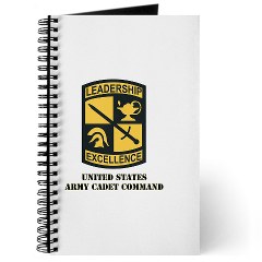 USACC - M01 - 02 - SSI - US Army Cadet Command with Text Journal - Click Image to Close