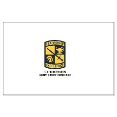 USACC - M01 - 02 - SSI - US Army Cadet Command with Text Large Poster