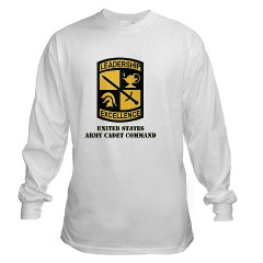 USACC - A01 - 03 - SSI - US Army Cadet Command with Text Long Sleeve T-Shirt
