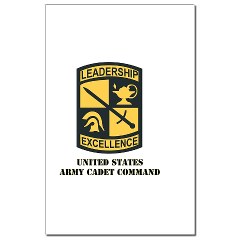 USACC - M01 - 02 - SSI - US Army Cadet Command with Text Mini Poster Print - Click Image to Close