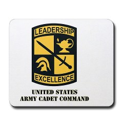 USACC - M01 - 03 - SSI - US Army Cadet Command with Text Mousepad