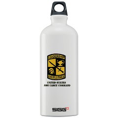 USACC - M01 - 03 - SSI - US Army Cadet Command with Text Sigg Water Bottle 1.0L - Click Image to Close