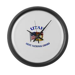UTARNG - M01 - 03 - Utah Army National Guard - Large Wall Clock