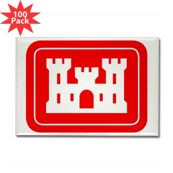 USACE - M01 - 01 - U.S. Army Corps of Engineers (USACE) - Rectangle Magnet (100 pack)
