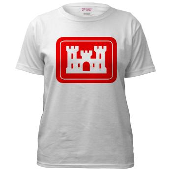 USACE - A01 - 04 - U.S. Army Corps of Engineers (USACE) - Women's T-Shirt - Click Image to Close