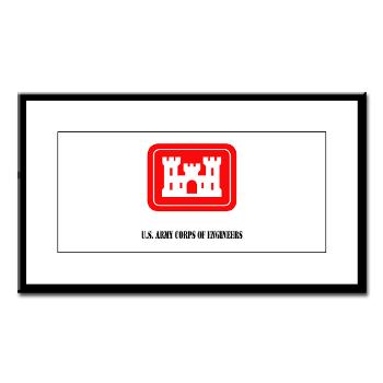 USACE - M01 - 02 - U.S. Army Corps of Engineers (USACE) with Text - Small Framed Print - Click Image to Close