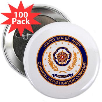 USACIDC - M01 - 01 - U.S. Army Criminal Investigation Command (USACIDC) - 2.25" Button (100 pack)