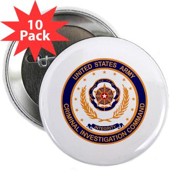 USACIDC - M01 - 01 - U.S. Army Criminal Investigation Command (USACIDC) - 2.25" Button (10 pack) - Click Image to Close