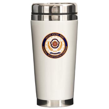 USACIDC - M01 - 03 - U.S. Army Criminal Investigation Command (USACIDC) - Ceramic Travel Mug