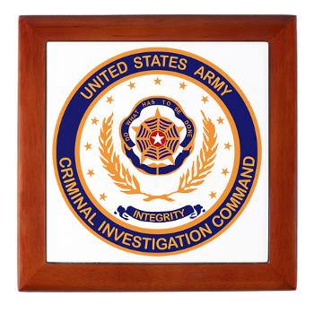 USACIDC - M01 - 03 - U.S. Army Criminal Investigation Command (USACIDC) - Keepsake Box - Click Image to Close