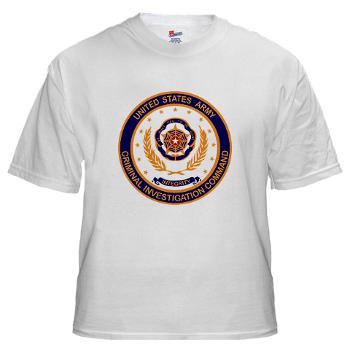 USACIDC - A01 - 04 - U.S. Army Criminal Investigation Command (USACIDC) - White t-Shirt - Click Image to Close