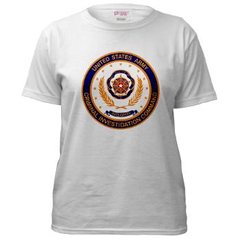 USACIDC - A01 - 04 - U.S. Army Criminal Investigation Command (USACIDC) - Women's T-Shirt - Click Image to Close