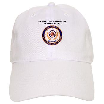 USACIDC - A01 - 01 - U.S. Army Criminal Investigation Command (USACIDC) with Text - Cap