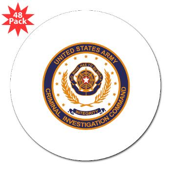 USACIL - M01 - 01 - Army Criminal Investigation Laboratory (USACIL) - 3" Lapel Sticker (48 pk) - Click Image to Close