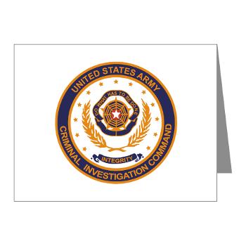USACIL - M01 - 02 - Army Criminal Investigation Laboratory (USACIL) - Note Cards (Pk of 20) - Click Image to Close