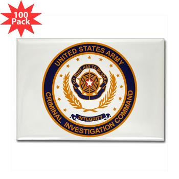 USACIL - M01 - 01 - Army Criminal Investigation Laboratory (USACIL) - Rectangle Magnet (100 pack)