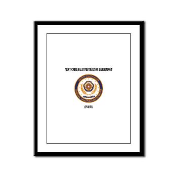 USACIL - M01 - 02 - Army Criminal Investigation Laboratory (USACIL) with Text - Framed Panel Print - Click Image to Close