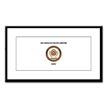 USACIL - M01 - 02 - Army Criminal Investigation Laboratory (USACIL) with Text - Small Framed Print - Click Image to Close